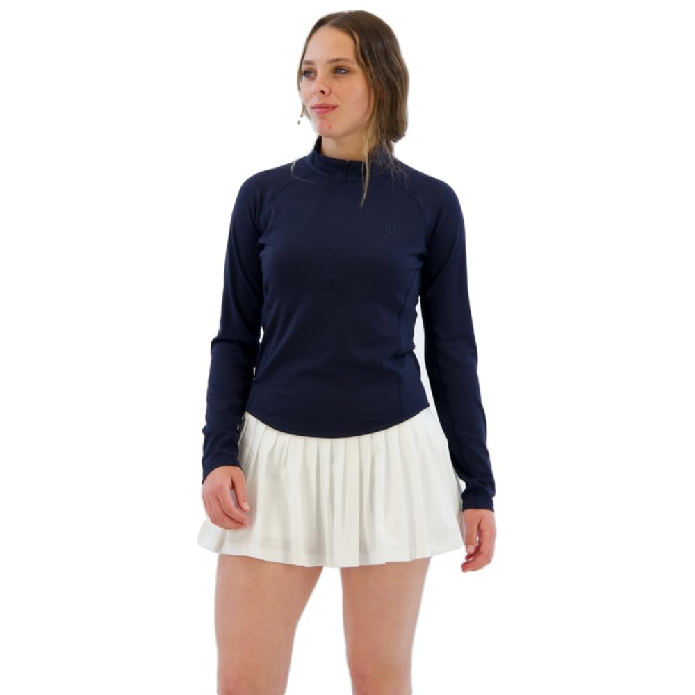 Wilson Baseline Half Zip Long Sleeve T-Shirt L