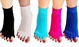 Yoga Sports GYM Five Toe Separator Socks Alignment Pain Health Massage Socks, Prevent Foot Cramps, One Pair