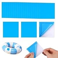 QEQSHQO 20 Stück Pool Flicken Selbstklebend Unterwasser Reparatur, Pool Reparaturset, Selbstklebende Reparaturflicken Pool für Schwimmbecken, Flicken Pool Selbstklebend, Für Wasserbett，Blau