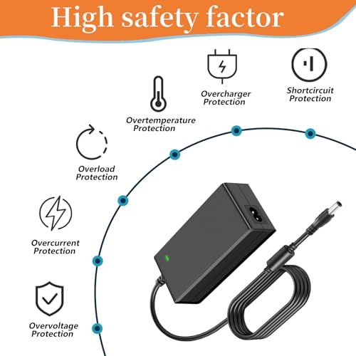 Image of 9V Power Adapter for Roland PSB-120 Electronic Keyboard Compatible with Roland PSB-1U ACB-120 ACF-120 ACK-120 ACI-120 VG-99 GT-10 SPD-SX AX-09 FA-06 SP-404 Charger Power Cord