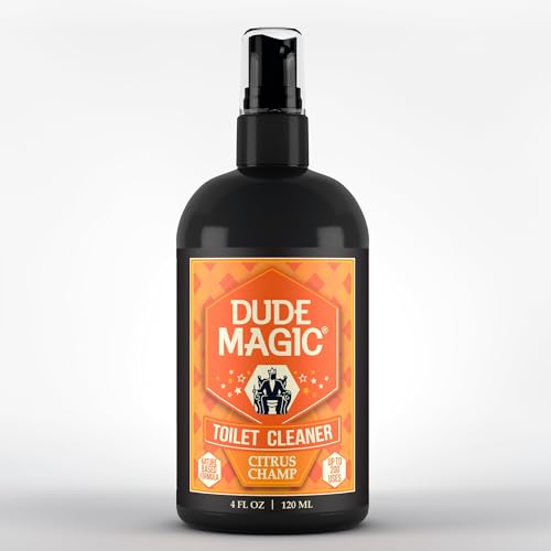 Dude Magic Toilet Cleaner Spray | Non-Toxic Bathroom Cleaner with