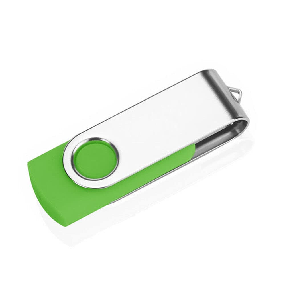 Rotatable 8Gb Usb Flash Drive Memory Stick Usb 2.0 Pen Drive Foldable Metal Flash Drive Usb Green Useful and Practical