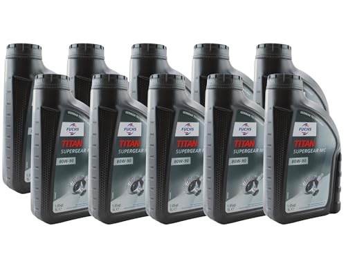 Fuchs 10 Liter TITAN SUPERGEAR MC SAE 80W-90 Gear Oil (10 x 1L)