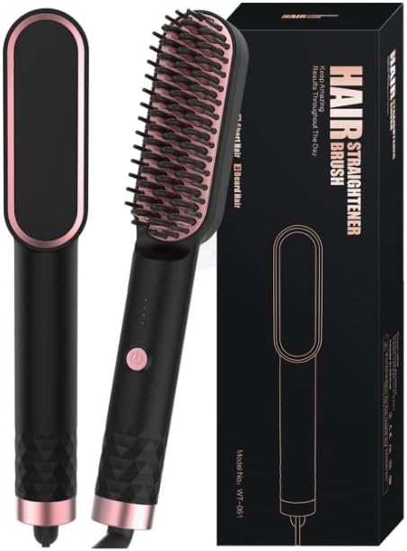 2 in 1 straightening brush Clearance