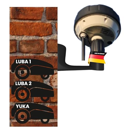 ULROAD Soporte de pared para antena RTK compatible con Mammotion LUBA AWD YUKA Cortacésped Robot Soporte de pared Soporte de pared Soporte de pared Soporte de antena