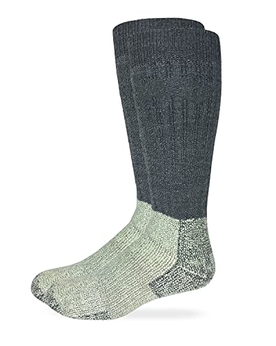 Carolina Ultimate Big Bertha Merino Wool Heavyweight Boot Socks 1 Pair Pack, Charcoal, Medium