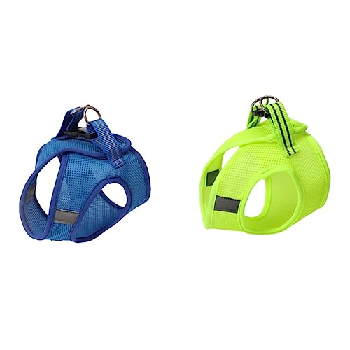 KESYOO Breathable Pet Vest Harness for Cats Lightweight and Durable Chest Strap Comfortable Fit for Easy Walking Fruit Green