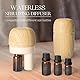 SALUBRITO Aroma Diffuser Kabellos, Wiederaufladbar Wasserlos Diffusor für Ätherische Öle, Duftöl Diffuser Akkubetrieben für Auto Büro Zuhause