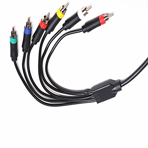 6RCA HD Component AV Video-Audio Multi out Cable Set for PS3 PlayStation 3 & PS 2 Cable