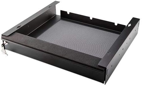 Under Desk Laptop Drawer, Lockable, for 17” Laptops - Premium Sliding Security Drawers - Model EX-6201B