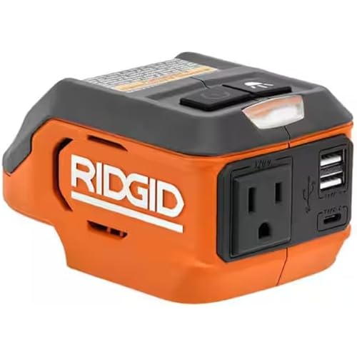 RIDGID 18V 18 Volt Cordless 175-Watt Power Inverter (Tool Only)