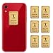 6Pcs - EMF Protection Cell Phone Sticker, Anti Radiation Protector Sticker, HUAGASION EMF Blocker for Mobile Phones, iPad, MacBook, Laptop and All Electronic Devices