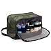 Toiletry Bag for Men Hanging Dopp Kit Water Resistant Shaving Bag Small Toiletry Bag for Traveling (Army Green)