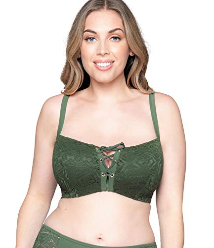 Curvy Kate Rush Tauch-Bikini, Oliv Gr. 80L, olivgrün
