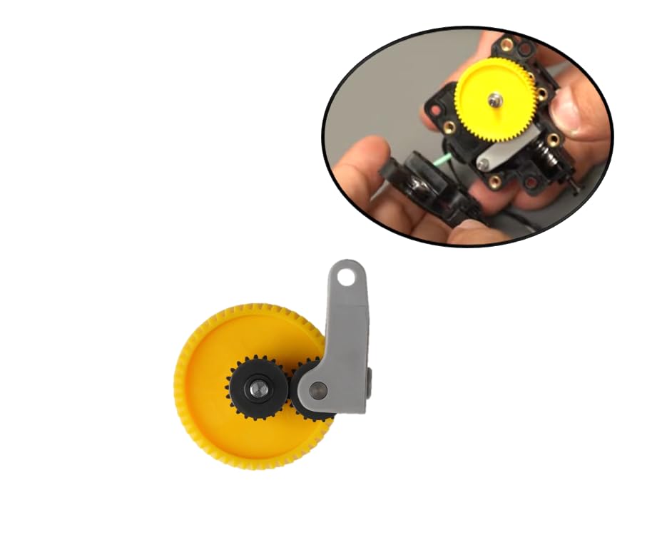 Official Bambu Lab Hardened Steel Extruder Gear Assembly Hot End Gear Kit with Aluminum Handle Assembly, for Bambu lab X1, X1C, Carbon P1, P1P, P1S 3D Printers thumbnail 2