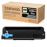55B1H00 High Yield Toner Cartridge with Chip 15,000 Page-Yield Compatible with Lexmark 55B1H00 55B1000 Work for MS331 MS431 MX331 MX431 Laser Printer(Black)