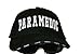 Black Paramedic White Lettering Baseball Cap Hat