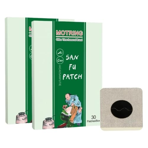 MOTRING Moxibustion Patches 60PCS Chinese Traditional Paste for Neck, Shoulder, Back, Waist, Hand, Feet Sanfu Tie 三伏贴