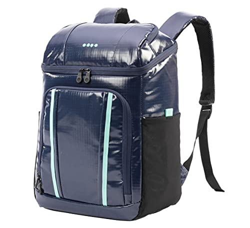 ERTHA - Nomad Cool - Mochila Nevera Isotérmica Bolsa Térmica Porta Alimentos Mochila para la Playa/Picnic/Día de Campo/Barbacoa Bolsa de Enfriamiento Portátil 16 Horas, Azul Cover