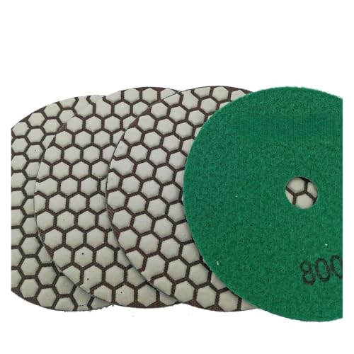 Tampons diamant 125mm flexibles pour polissage à sec sans rayure de la pierre