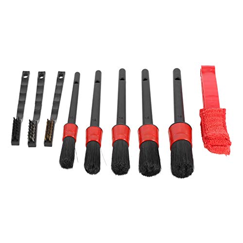 pedkit Kit de ferramentas de limpeza de carros, escova de rodas, kit de escova de detalhamento de ca