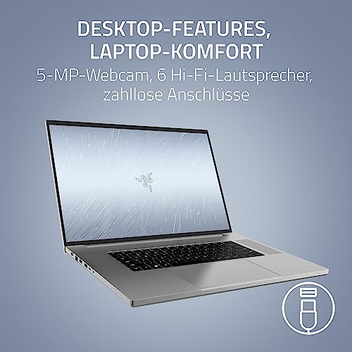 Blade 18-18 pollici Gaming Laptop NVIDIA Geforce RTX 4090, Intel i9-13950HX (display QHD 240Hz, 32 GB DDR5 RAM, 2 TB SSD, alloggiamento in alluminio) QWERTZ DE Layout | Mercury - Notebook - Immagine 5