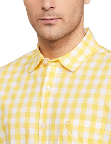 Image of United Colors of Benetton Men's Cotton Slim Fit Shirt
