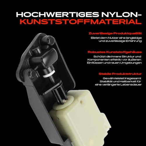 Frankberg Stellelement Tankklappe 2-polig Kompatibel mit S60 I 384 S80 I 184 V70 II 285 XC70 Cross Country 295 XC90 I 275 Replace# 30612856