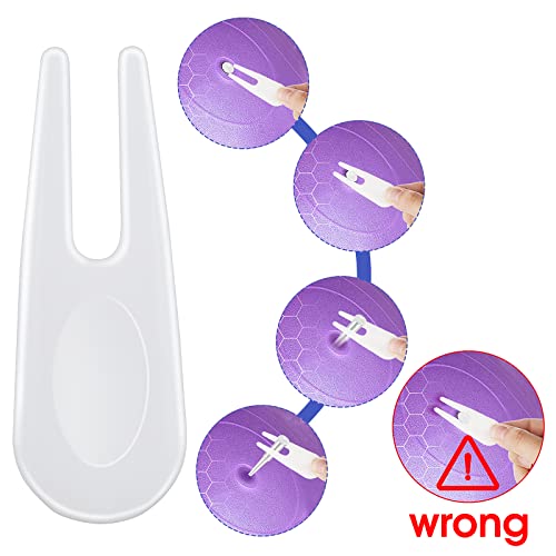 Yolev 12 peças, plugue de bola de ioga, plugue de bola de exercício, kit de substituição, plugue de