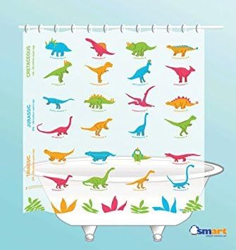 Dinosaur Shower Curtain by Simple Memory Art