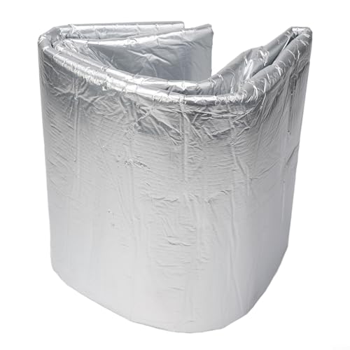 Gdfnmogo Tapete de amortiguación de sonido para automóvil, espuma de aislamiento térmico de 5 mm de grosor, lámina de reducción de ruido, lámina de aluminio autoadhesiva