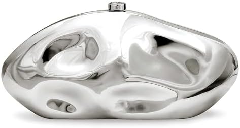 NUSTTAL Acrylic Clutch Purse for Women Irregular Shell Evening Handbag for wedding party