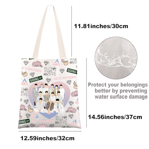 Bolso tote para mujer JNIAP Korean Group miniatura 3