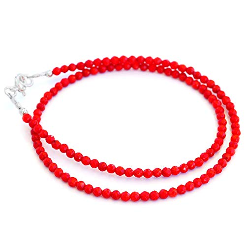 [2PIECES] pe1511-RedCoral-50 [�u�����h�� �A�N�Z�T���[ �l�b�N���X �`���[�J�[ (���b�h�R�[����-50cm)