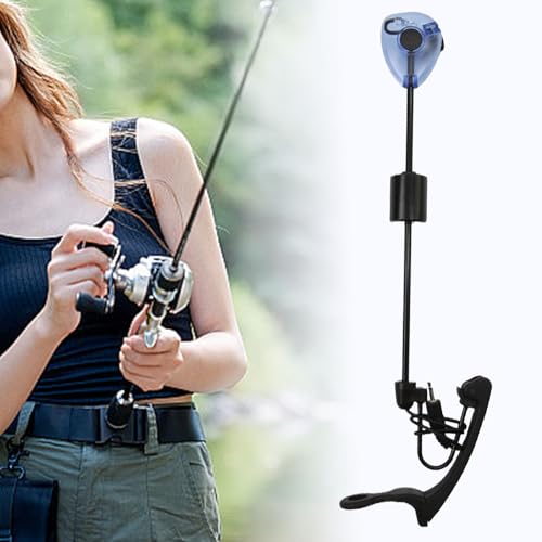 Detector de teclas de pesca evita perder capturas alarma para caña de pescar LED 3