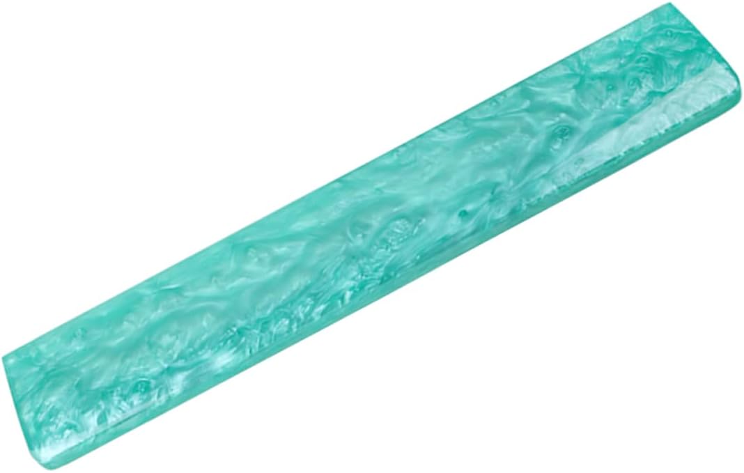 Green Resin Laptop Keyboard Wrist Rest Gel Palm Rest Pad for Computer Pain Relief Ergonomic Hand Support Wrist Pad