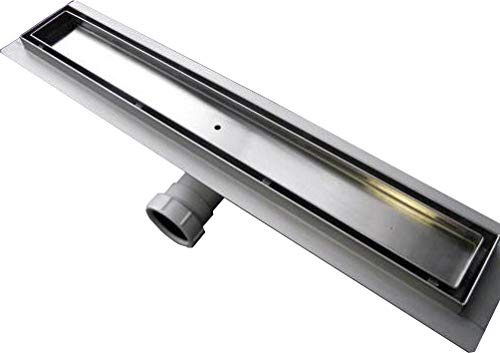 Caniveau de douche à l´italienne en acier inoxydable GT01 - longueur sélectionnable, Longueur du drain de la douche:700mm