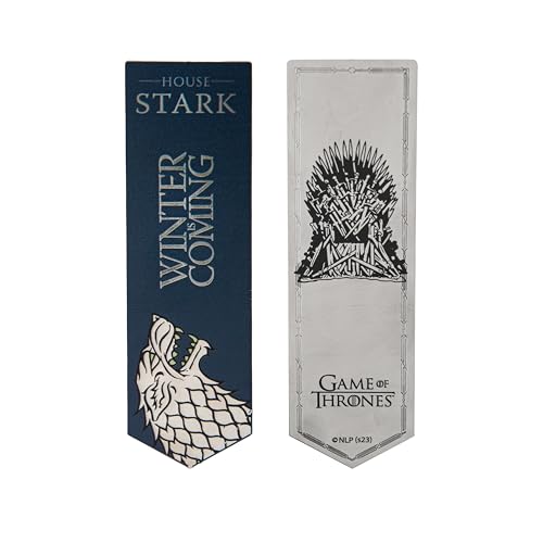 Ya en mundofriki.es: Cinereplicas Game of Thrones - Marcapáginas de metal Stark - 14 x 4cm - Licencia Oficial