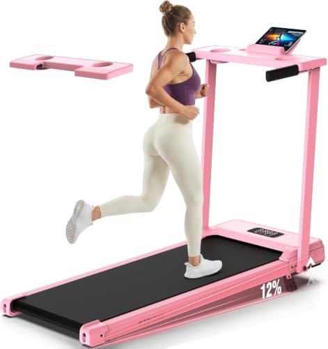 Image of FUNMILY 3.5HP Walking Pad with Incline - Treadmill with Desk & Handle Bar