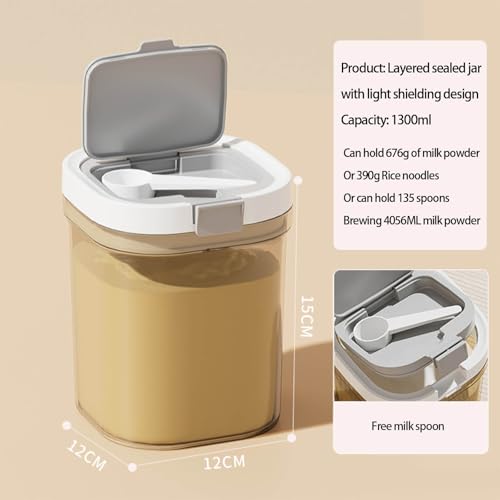 Contenedor Hermético Grande 1300 ML para Café y Alimentos Secos miniatura 6