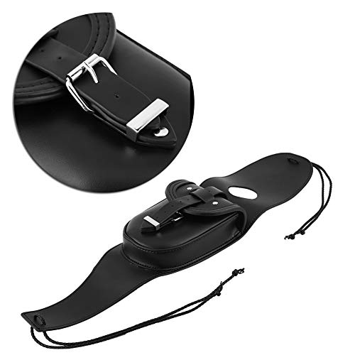 Kraftstofftank Abdeckbeutel, schwarzes Leder Tankdeckel Pad Bid mit Beutel für Motorrad XL 883 1200