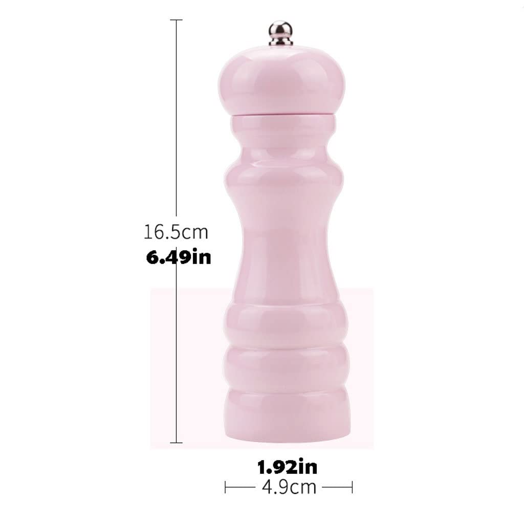 Solniczki i pieprzniczki Młynek do pieprzu Drewniany młynek do soli i pieprzu, Regulowany ręczny młynek do soli, Młynek do pieprzu z rdzeniem ceramicznym, Nadaje się na piknik