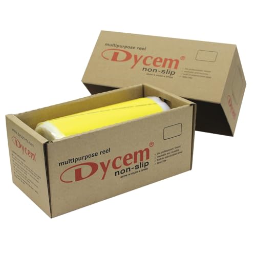 Dycem Non-Slip Material Roll for Daily Living - Yellow 8" x 10 Yards, Gripping Silicone Mat, Cut to Shape, Easy to Use, Versatile for Kitchen, Crafting, and More