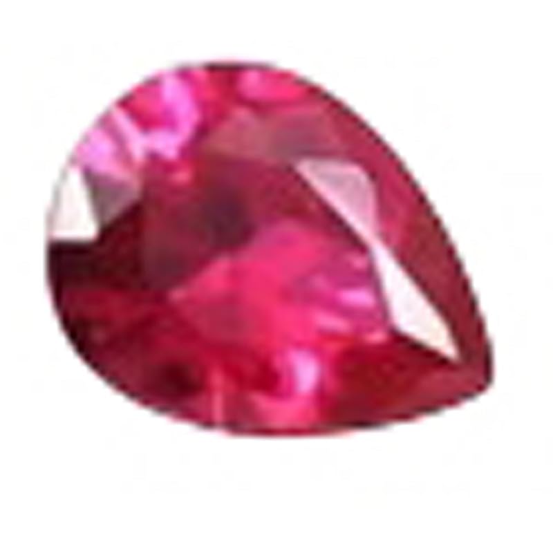 Rubis rouge naturel Mozambique poire 8x6mm pierre précieuse pour fabrication bijoux DIY