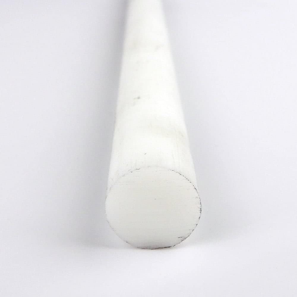 Plastic Round Bar, Acetal (Homopolymer) Delrin, Natural, 0.1875 Diameter, 12 Length, OnlineMetals
