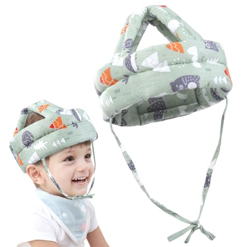 Caschetto Primi Passi,Caschetto Protezione per Bambini,Casco Protettivo Regolabile,Casco Neonato,Neonati Sicurezza Per Bambini,Baby Head Protection,Neonati Protettivo Bambini,Protezione Testa Neonato
