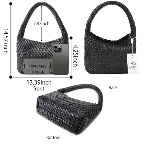 Image of Shoulder Hobo Bags for Women,Summer Beach and Travel Mini Cute Tote Bag,Soft Vegan Leather Underarm Purse for Daily | Soft Underarm Bags