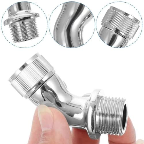 Water Filter Connector 45 Degree Shower Elbow Adapter Shower Head Water Filter Accessories Hardware Parts Extension for Most Showers - Image 3