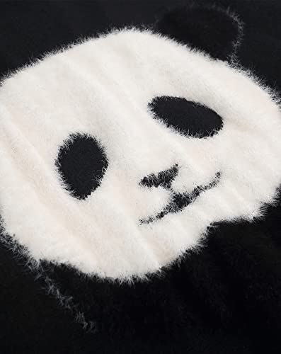 Niepce Inc Streetwear Panda Mens Pullover Knit Oversized Sweater4