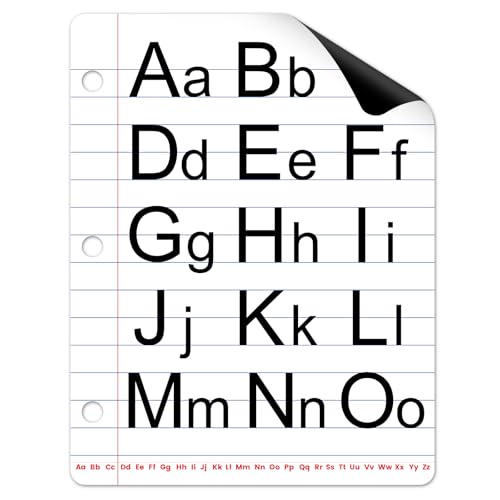 Avsty Magnetic Notebook - Dry Erase Lined Paper for Classroom, Whiteboard, Teaching Supplies 17" x 22"